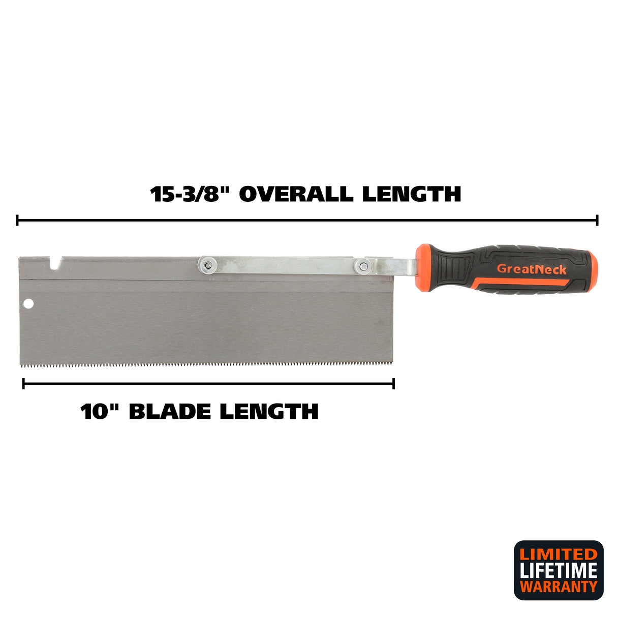 GreatNeck 74035 10in. Pivoting Dovetail/Jamb Saw Additional Image 1
