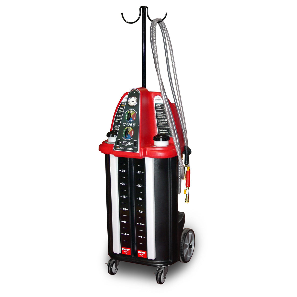 Flo-Dynamics C-VAC3 Coolant Service System, Drain & Fill + Inline Flush, Dual 7 Gal New Tanks, 8 Gal Waste Tank Main Image