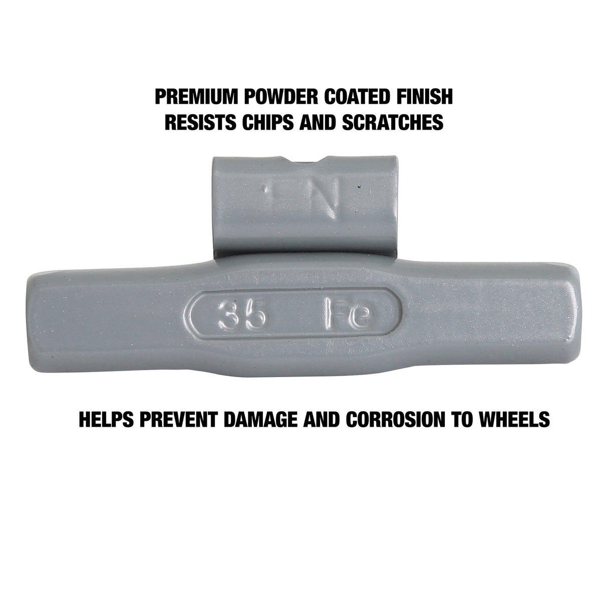 OEMTOOLS 23270 35 gm. FN Style Steel Wheel Weight - 1 Box of 25 Additional Image 3