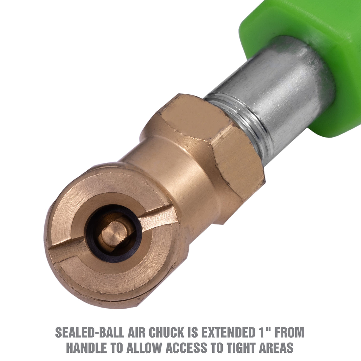 OEMTOOLS 24414 Air Chuck with Comfort Grip Handle Additional Image 2