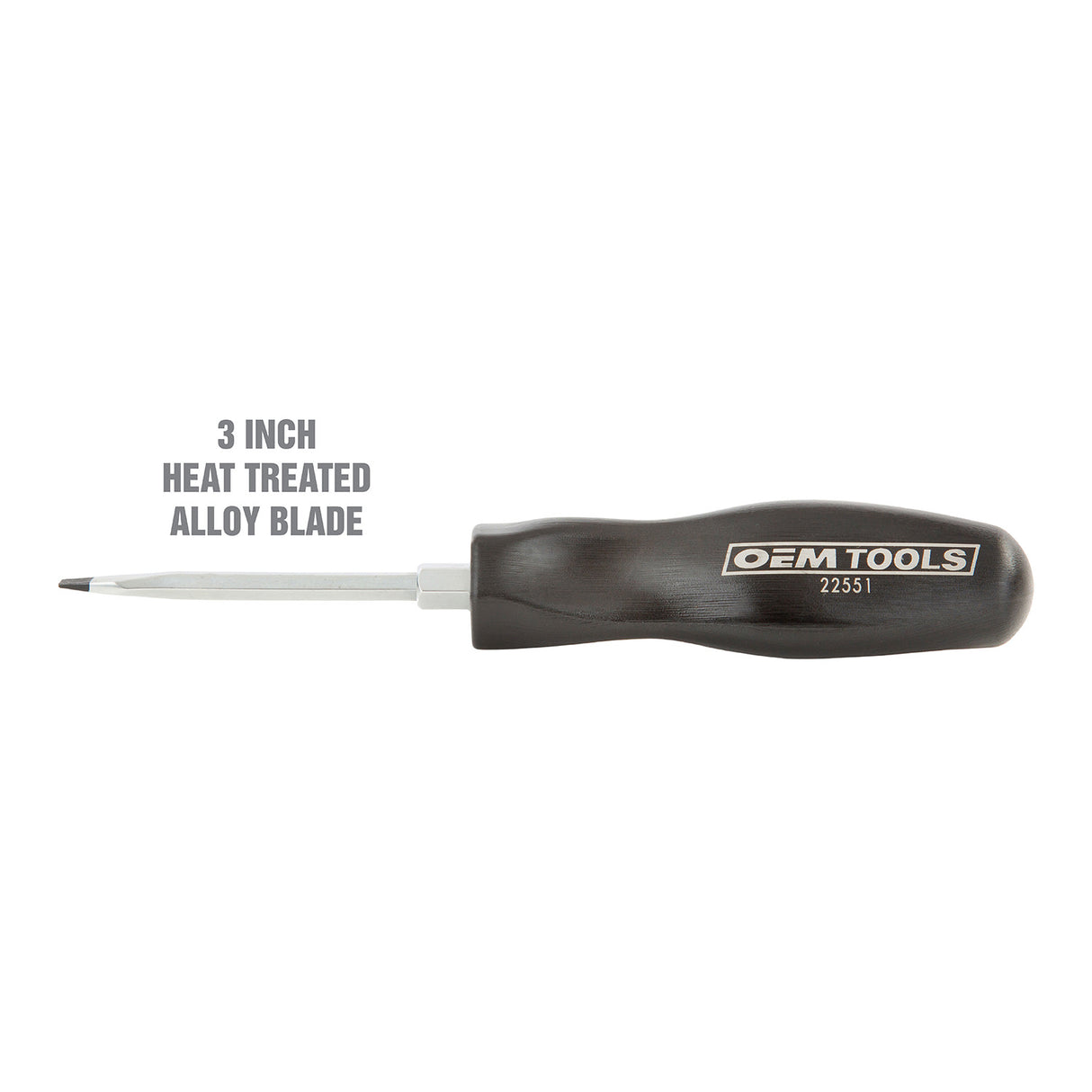 OEMTOOLS 22551 3/16 Inch x 3 Inch Slotted Screwdriver Additional Image 1