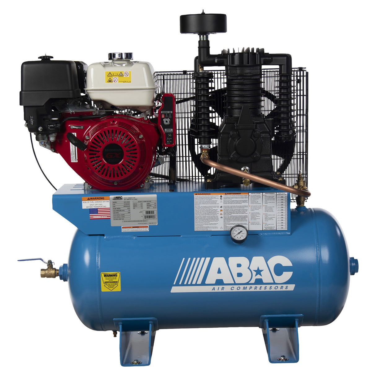 ABAC ABA13-30GH 13 HP 30 Gal. Honda Powered Air Compressor Main Image