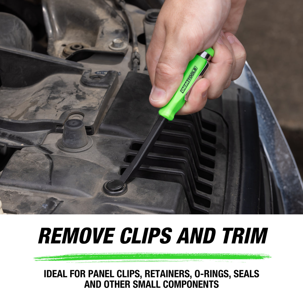OEMTOOLS 24160 1/4in. Mini Pry Bar with Strike Cap and Pocket Clip Additional Image 5