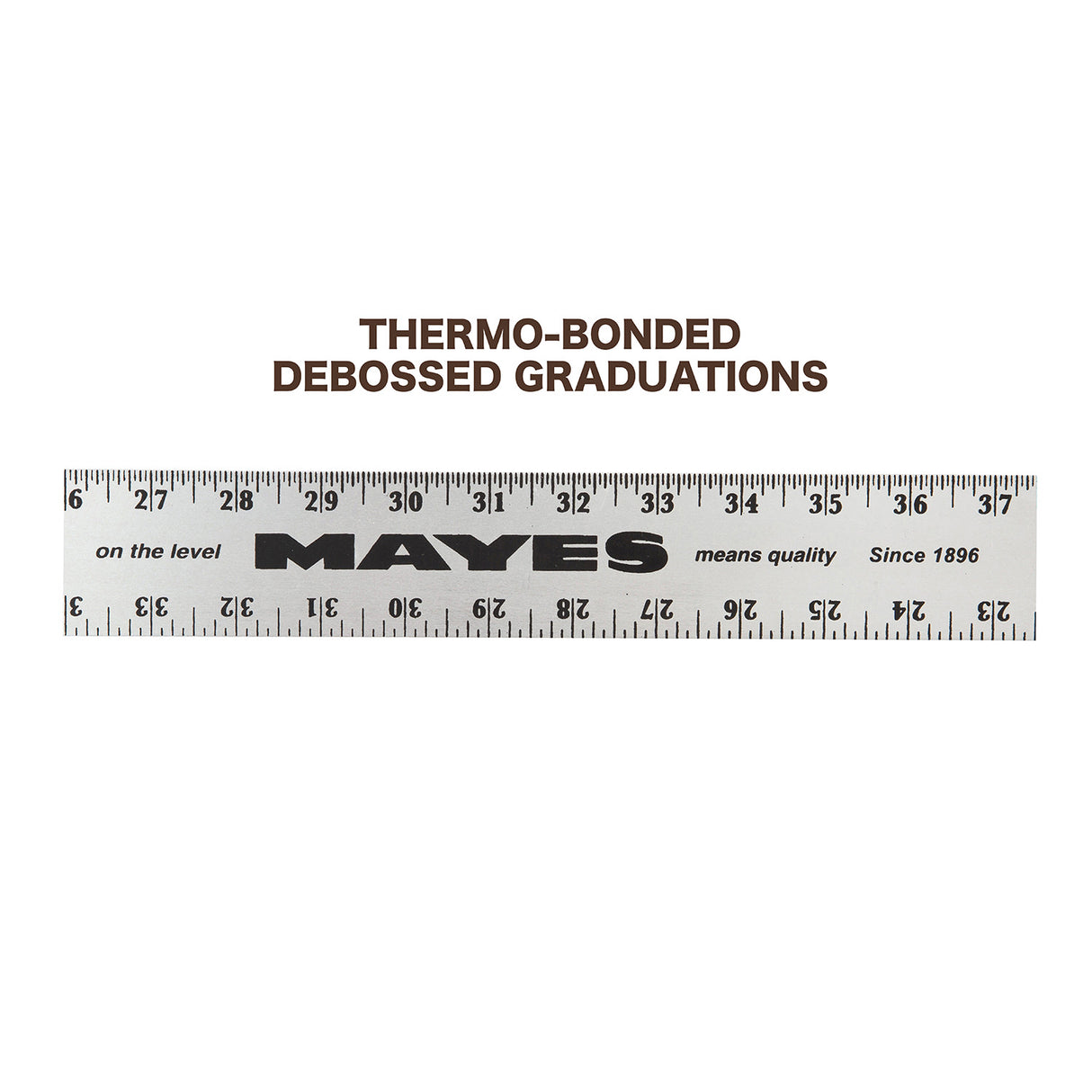 Mayes 10210 Aluminum Straight Edge Ruler (60 x 2 Inch) Additional Image 4