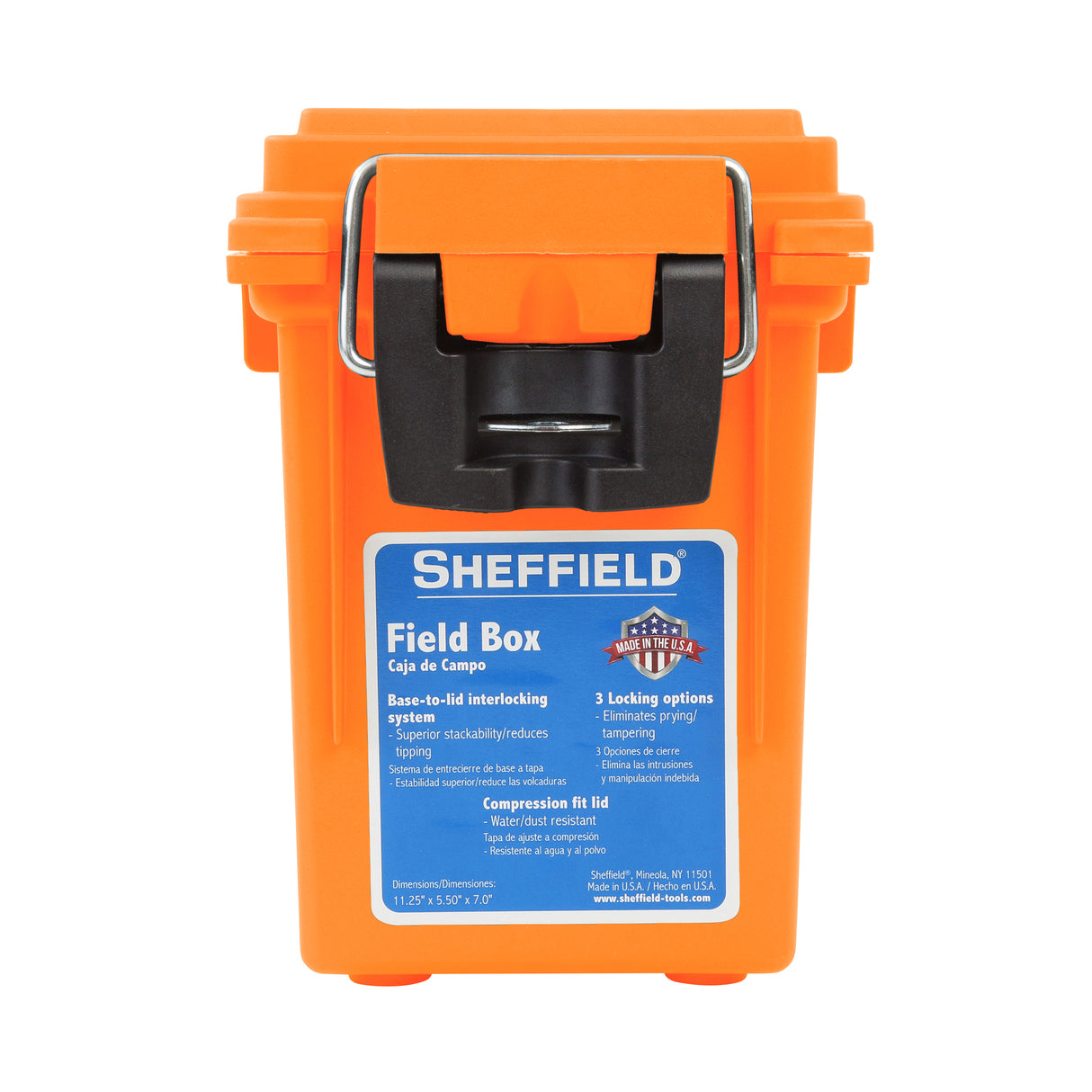 Sheffield 12630 Field Box - Orange Additional Image 9