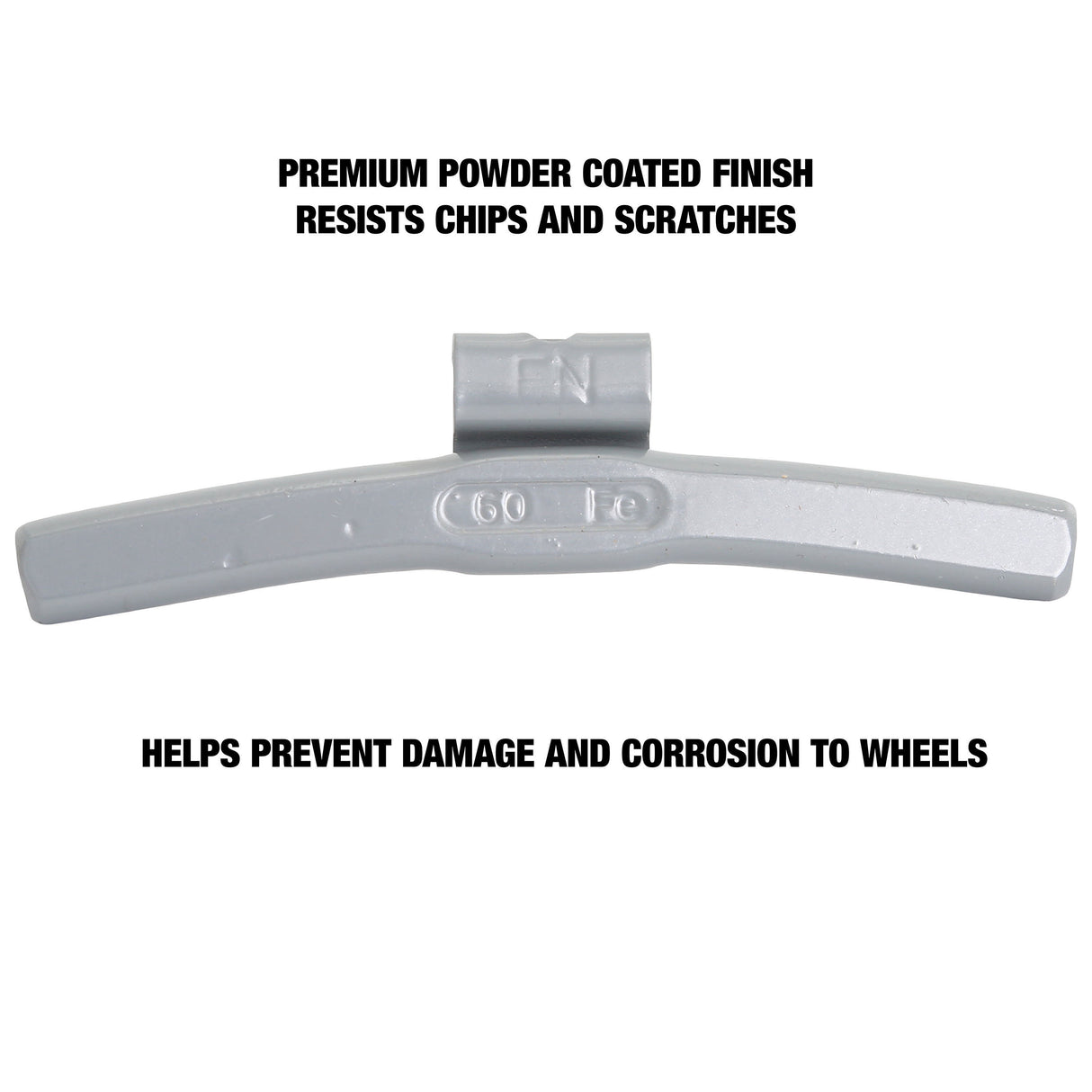 OEMTOOLS 23309 60 gm. FN Style Steel Wheel Weight - 1 Box of 25 Additional Image 3