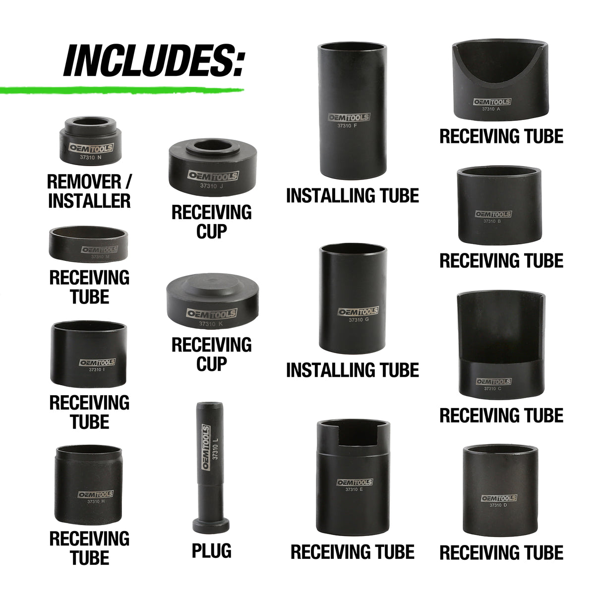 OEMTOOLS 37310 Master Ball Joint Installer/Remover Adapter Set Additional Image 2