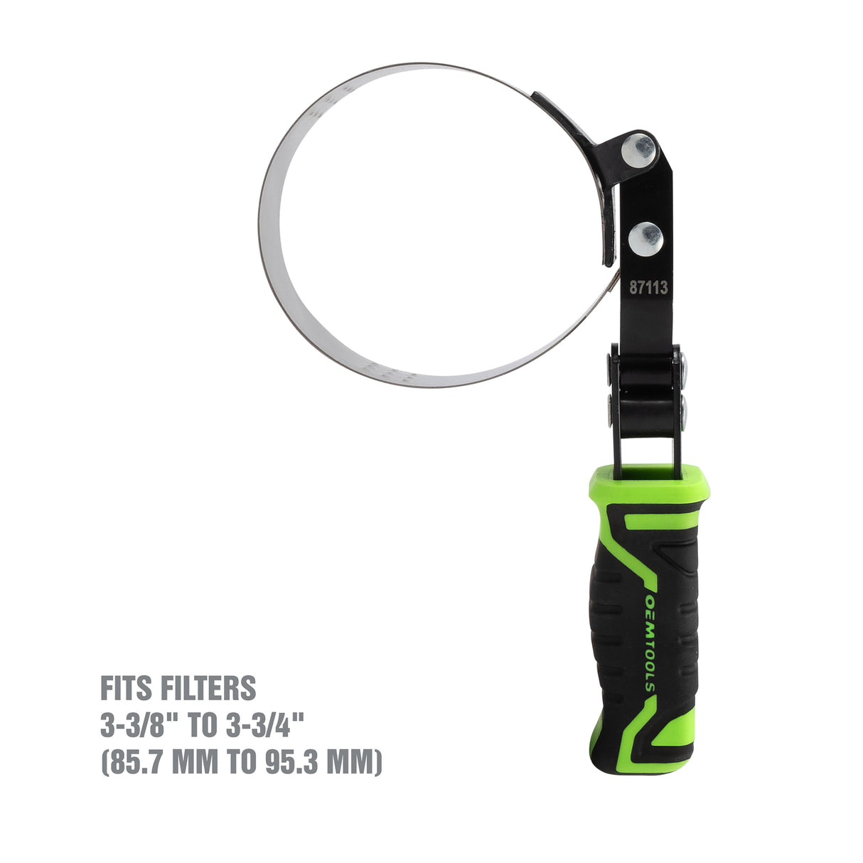 OEMTOOLS 87113 Professional Swivel Oil Filter Wrench (3-3/8in. - 3-3/4in.) Additional Image 1