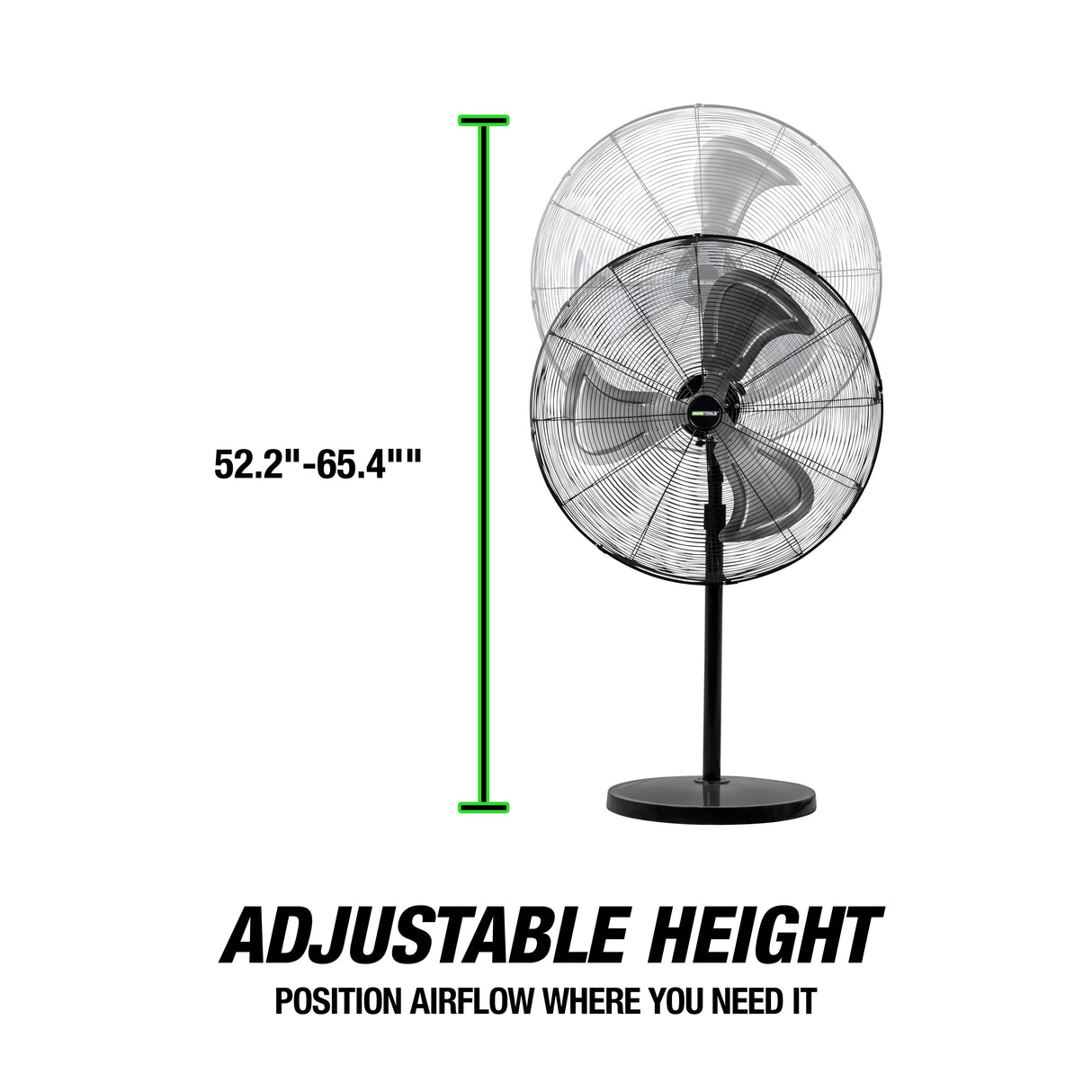 OEMTOOLS 34888 30 Inch Oscillating Pedestal Fan Additional Image 3