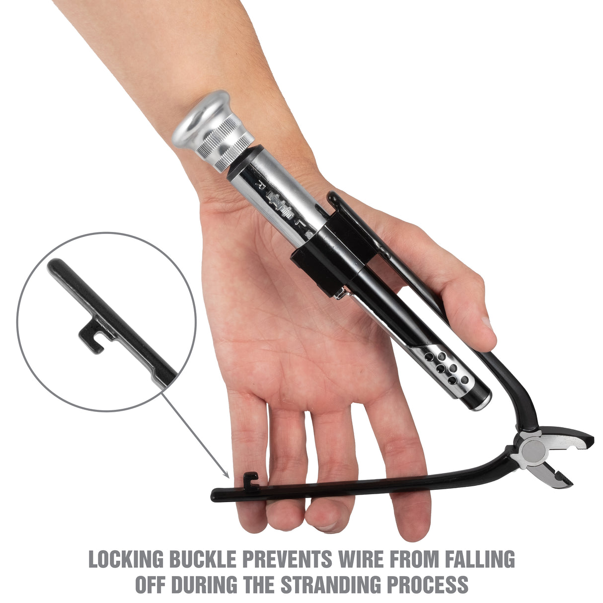 OEMTOOLS 22663 6 and 9 Inch Reversible Wire Twister Pliers with Wire Additional Image 5