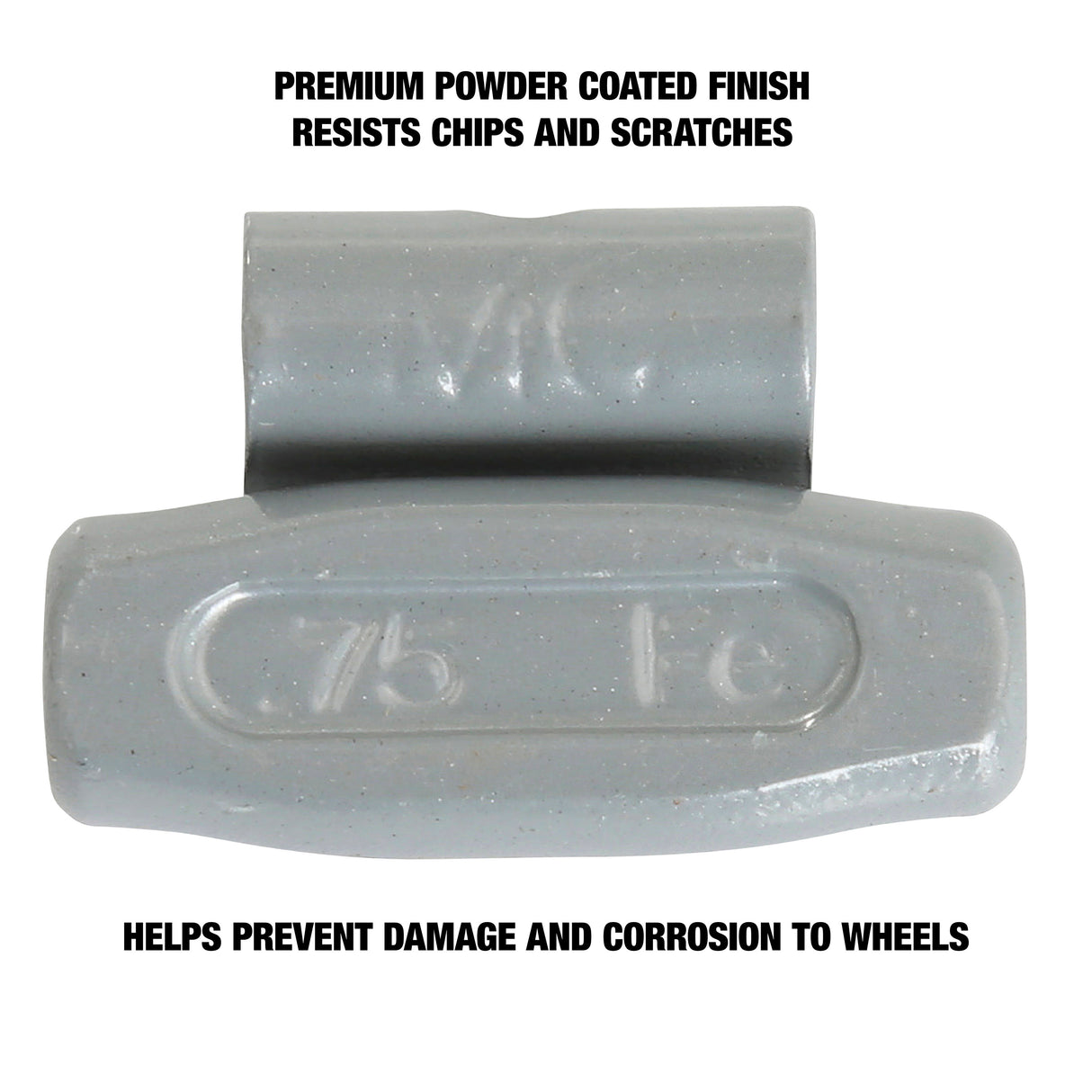 OEMTOOLS 23220 0.75 Oz. MC Style Steel Wheel Weight - 1 Box of 25 Additional Image 3
