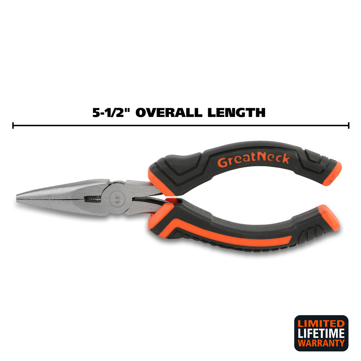 GreatNeck LN55C Long Nose Pliers (5-1/2 Inch) Additional Image 1