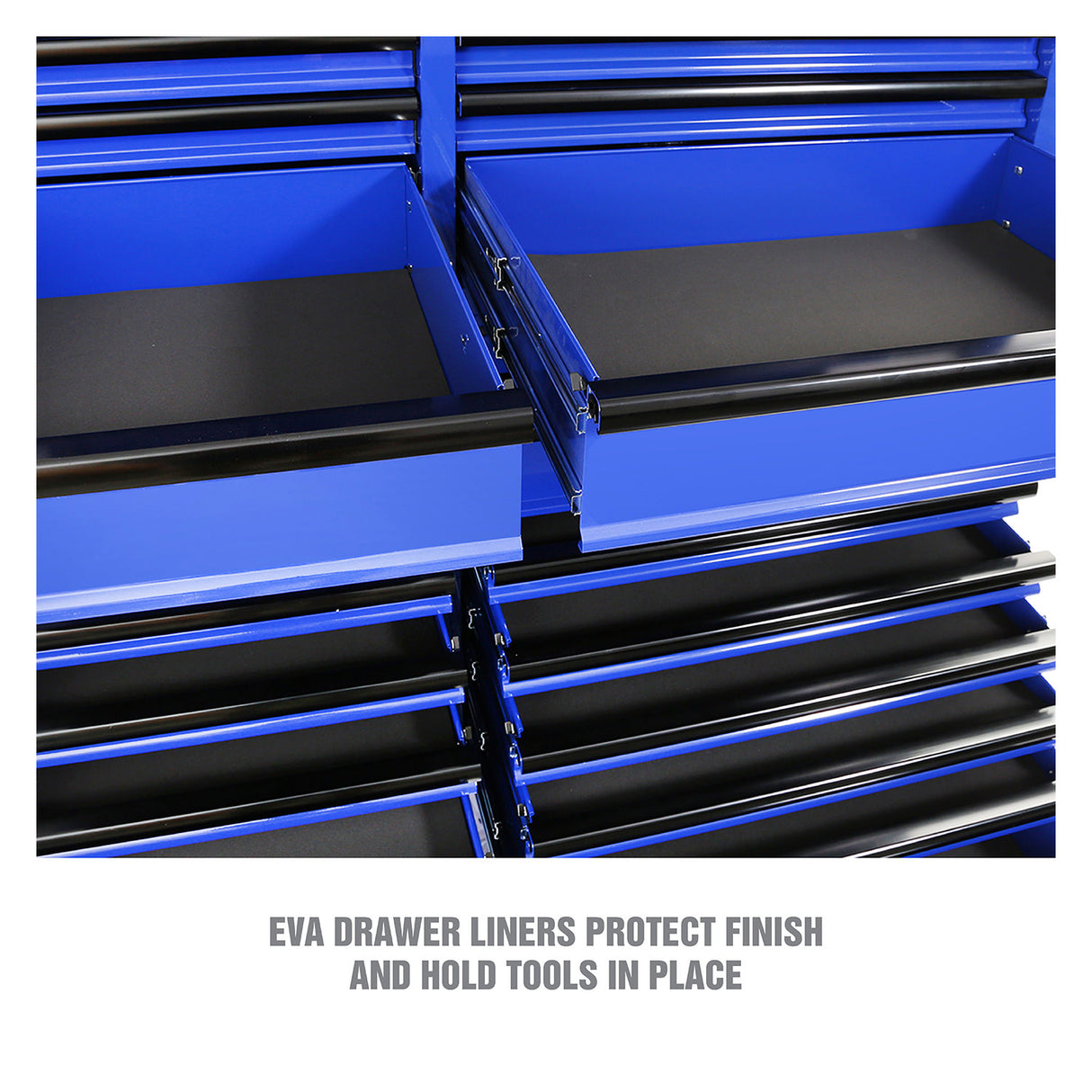 OEMTOOLS 24734 Professional Series 57 Inch 10 Drawer Tool Chest - Blue Additional Image 4