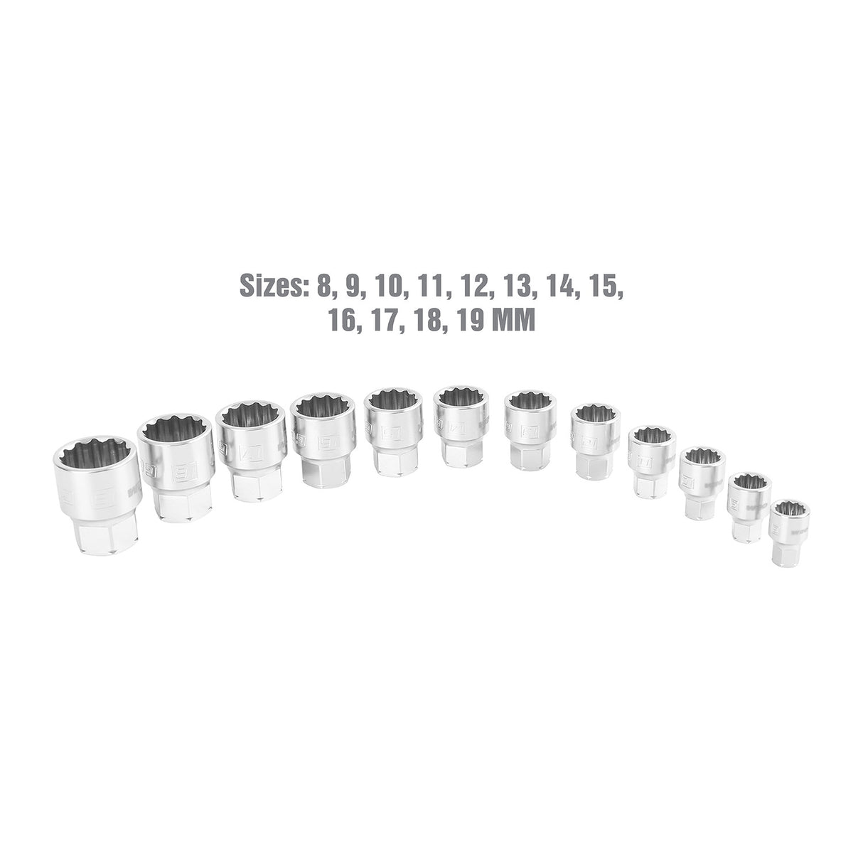 OEMTOOLS 22978 12 Piece 1/4in. Drive GoThru® Socket Set (Metric) Additional Image 1