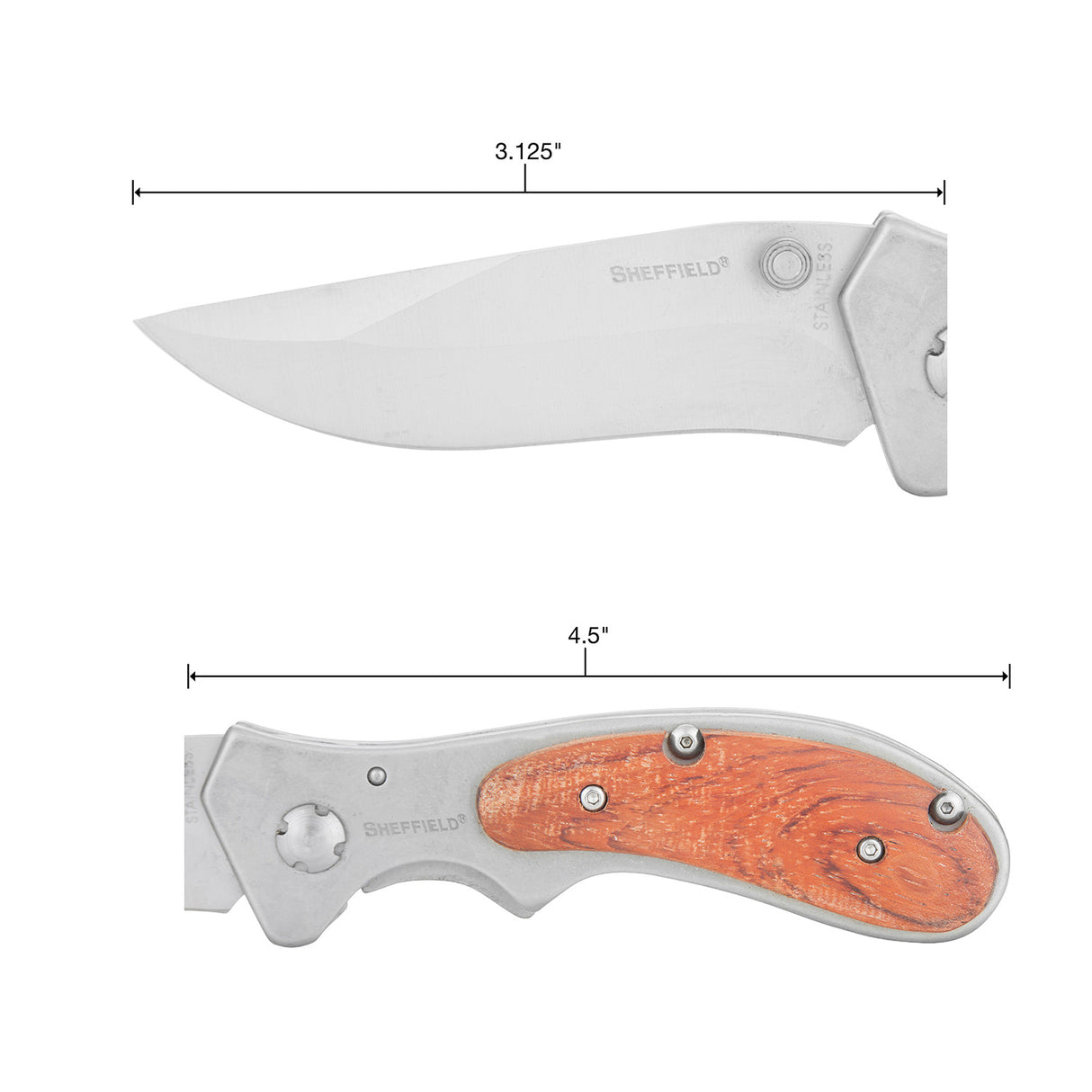 Sheffield 12705 Boreal Folding Pocket Knife Additional Image 2