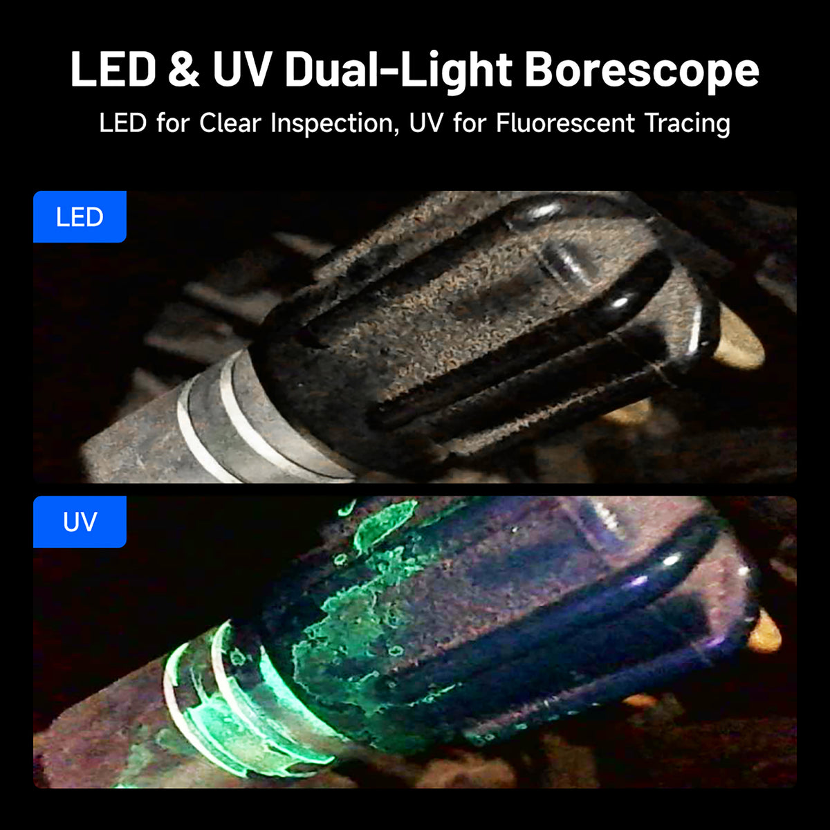 TopDon VIS002 UV Dual-Light Borescope with UV Leak Detection Additional Image 5