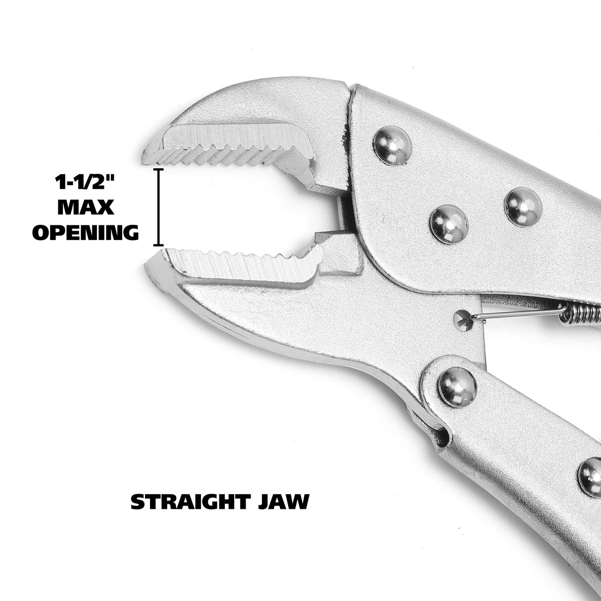 GreatNeck C10S Straight Jaw Locking Pliers (10 Inch) Additional Image 3