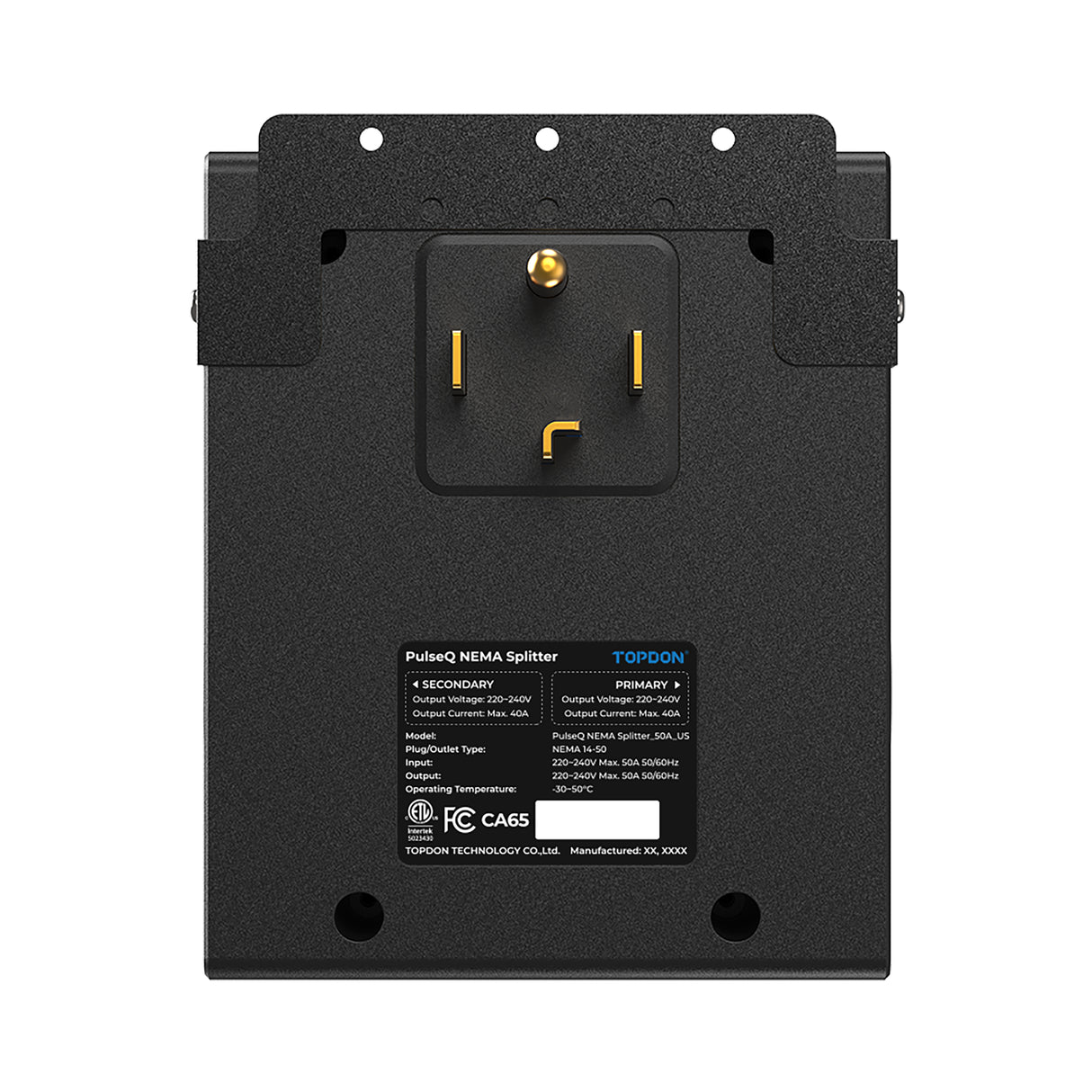 TopDon EVSNEMA30 NEMA Splitter 30A for EV Charger - NEMA14-30 Plug Additional Image 2