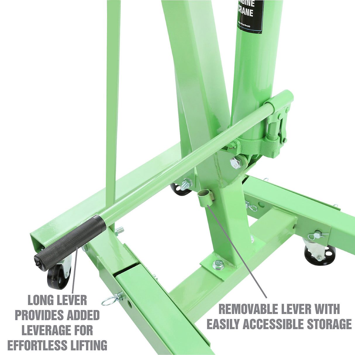 OEMTOOLS 24830 2 Ton Folding Engine Shop Crane Additional Image 2
