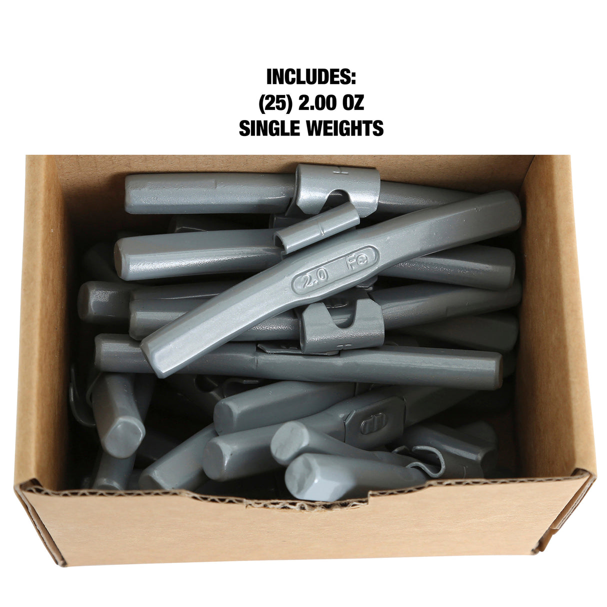 OEMTOOLS 23266 2.0 oz. T Style Steel Wheel Weight - 1 Box of 25 Additional Image 4