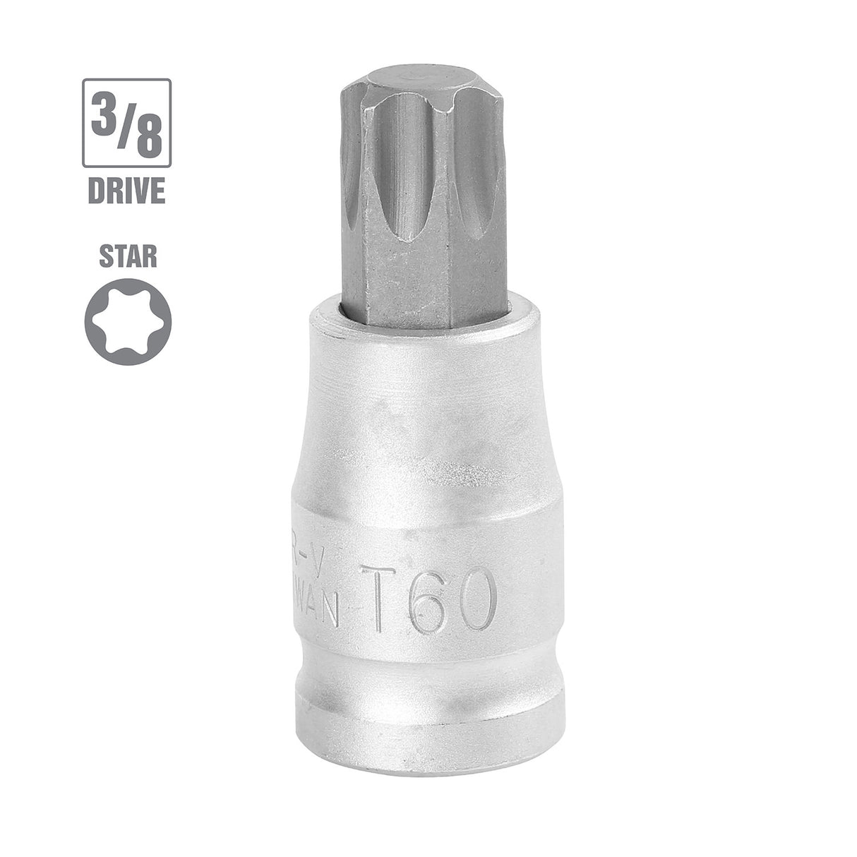 OEMTOOLS 25390 3/8 Inch Drive T-60 Star Socket Additional Image 1