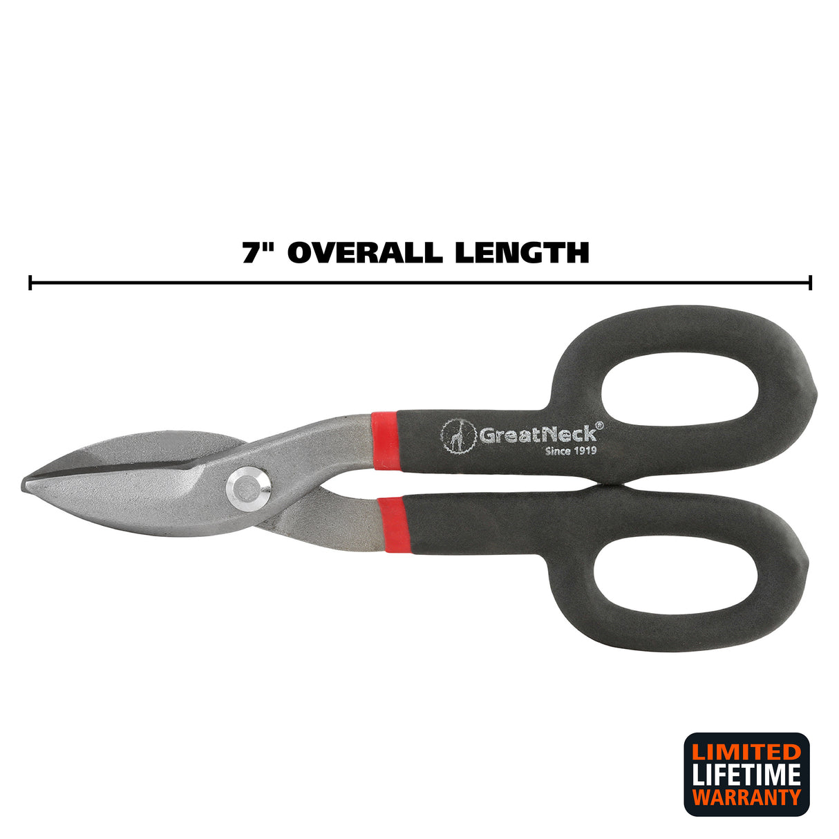 GreatNeck T7SC Tin Snips (7 Inch) Additional Image 1