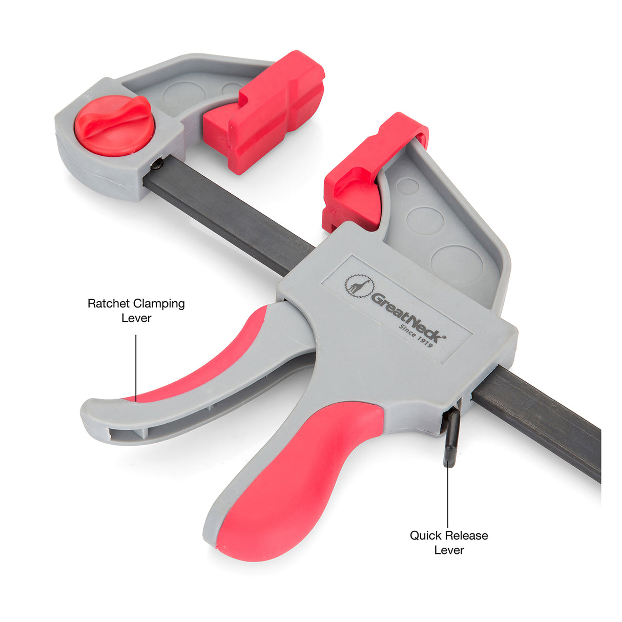 GreatNeck 59005 Ratcheting Bar Clamp (36 Inch) Additional Image 3