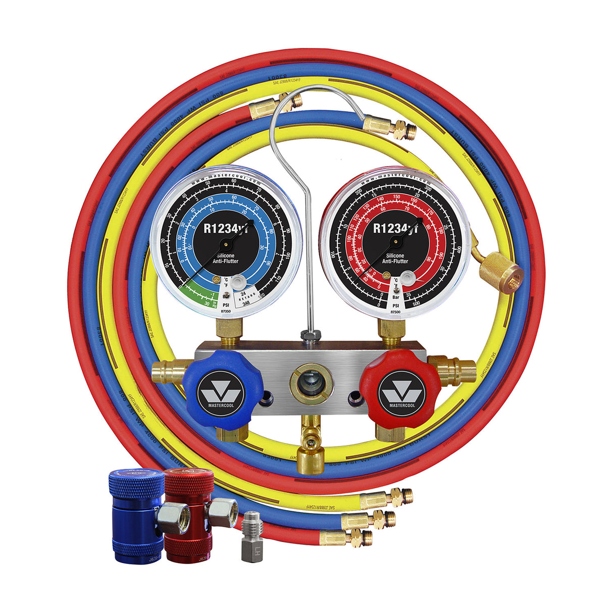 Mastercool 83272 R1234yf Aluminum Manifold Gauge Set Main Image