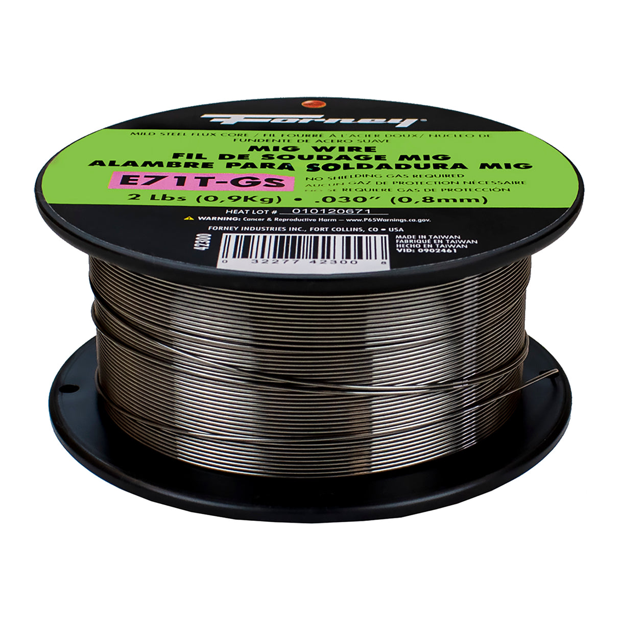 Forney Industries 42300 E71T-GS Flux-Core Welding Wire .030in 2 Lb. Additional Image 5
