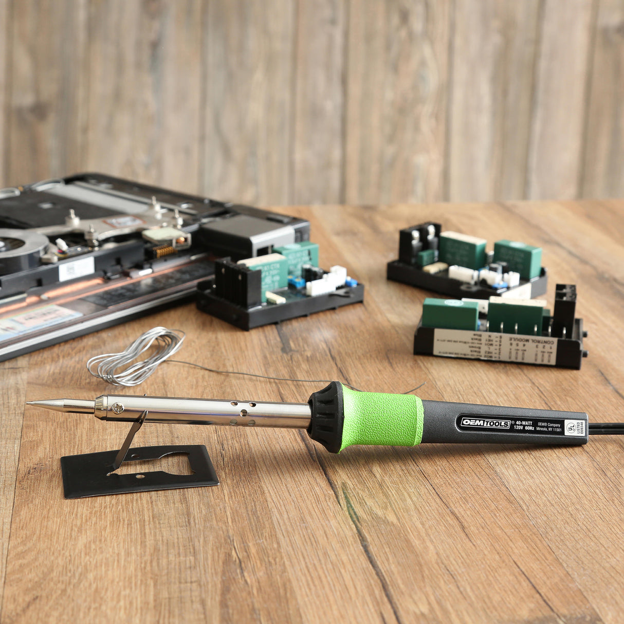 OEMTOOLS 24760 40-Watt Soldering Iron with Metal Stand Additional Image 9