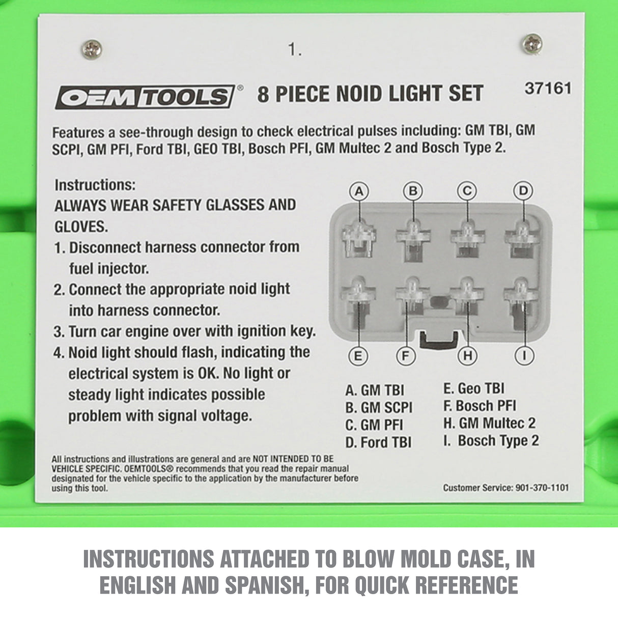 OEMTOOLS 37161 8 Piece Noid Light Set Additional Image 5