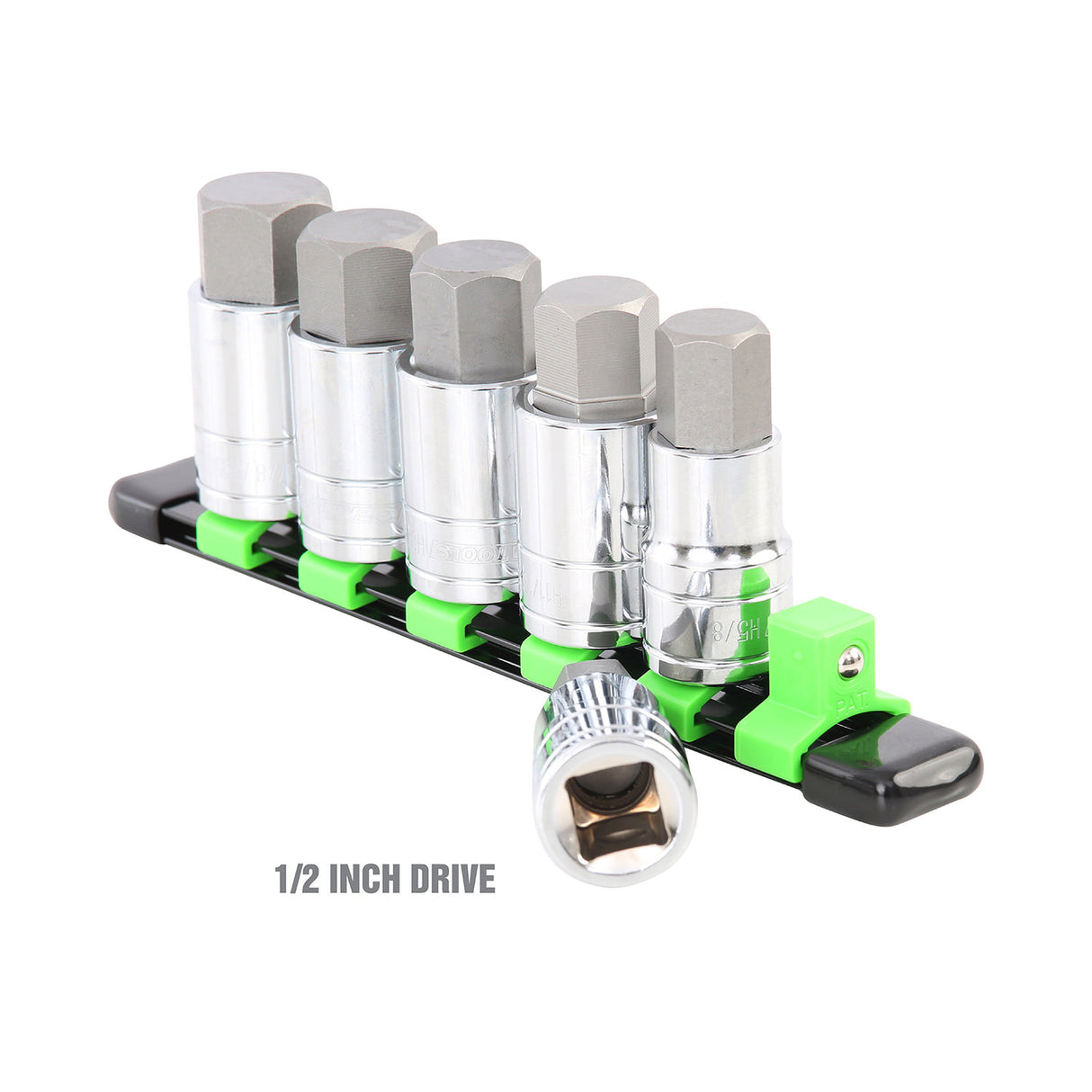 OEMTOOLS 22999 1/2 Inch Drive SAE Hex Bit Socket Set (6 Piece) Additional Image 2