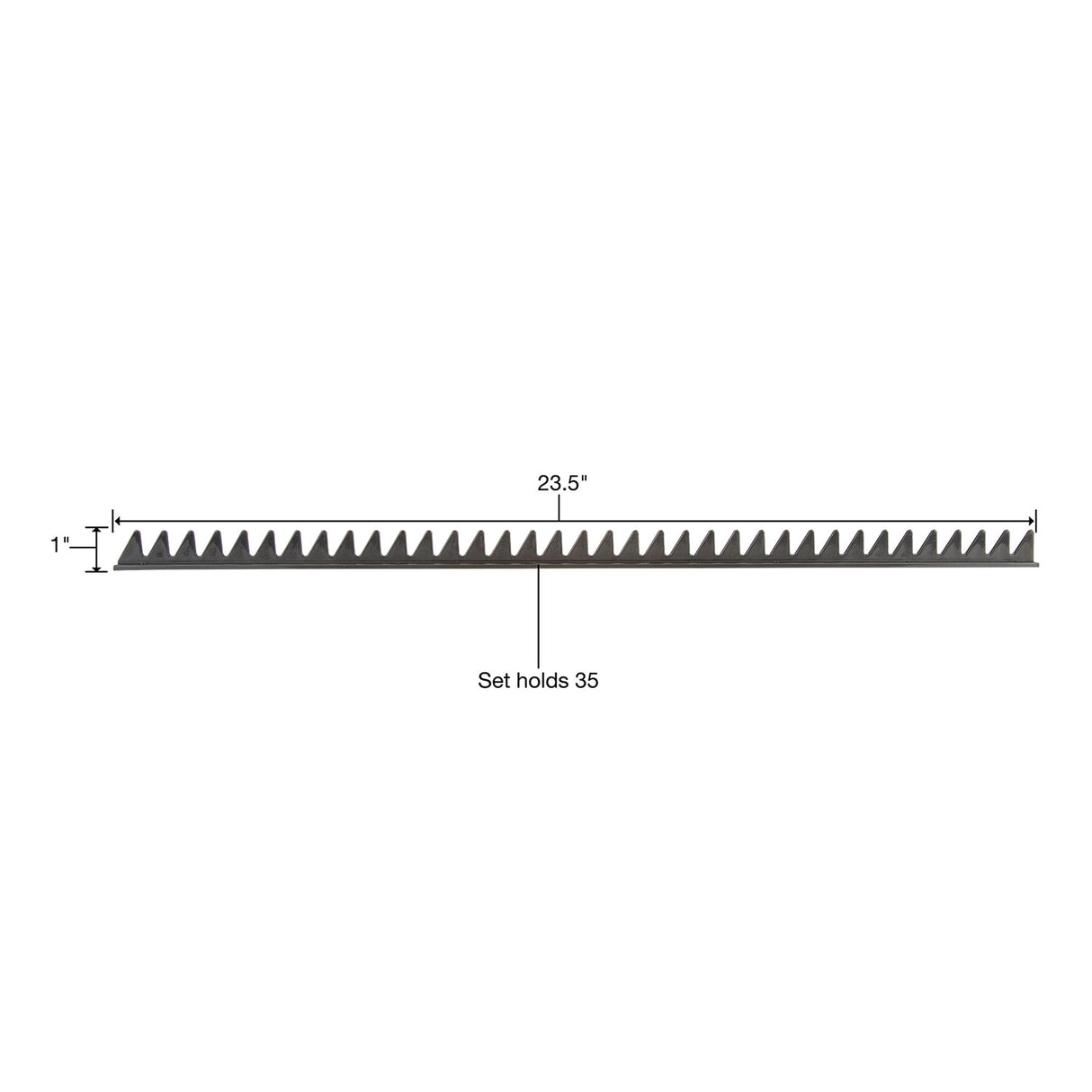 OEMTOOLS 22218 35 Wrench Organizing Rails Additional Image 1