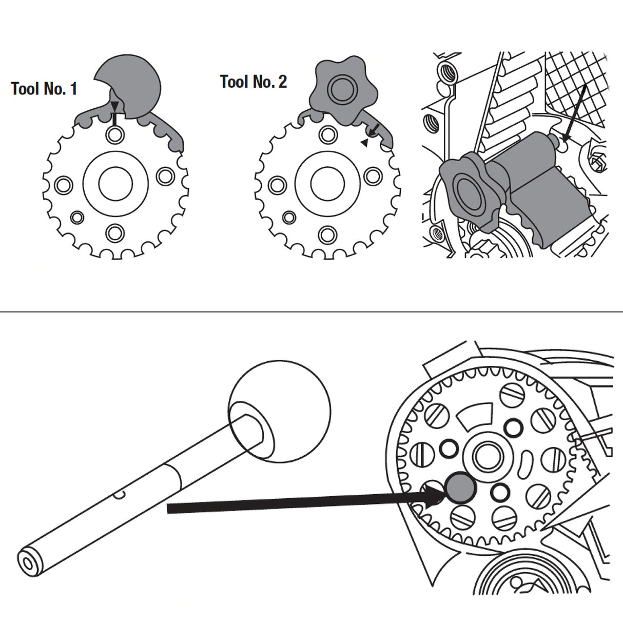 OEMTOOLS 27402 Engine Timing Tool Set for VAG Additional Image 4