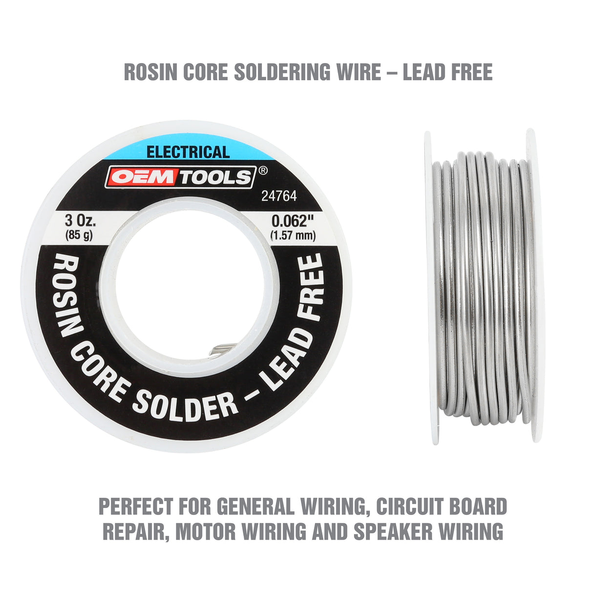 OEMTOOLS 24764 Rosin Core Lead Free Soldering Wire Additional Image 1