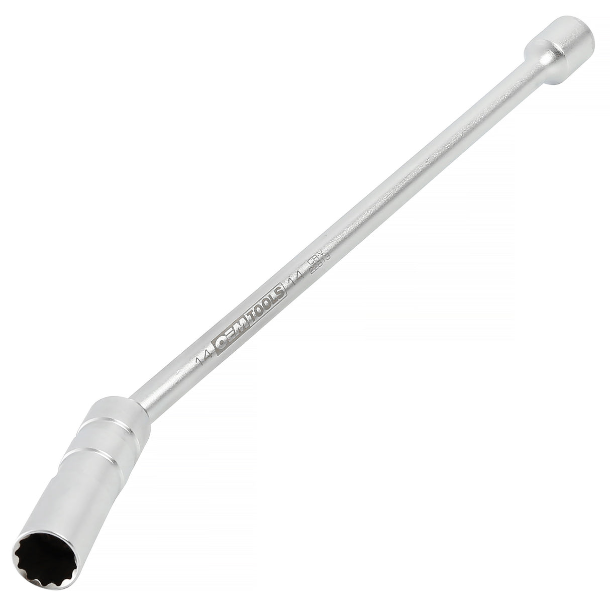OEMTOOLS 22813 3/8 Drive x 14 mm 12 pt. Thin Wall Spark Plug Socket (12in. Extension) Main Image