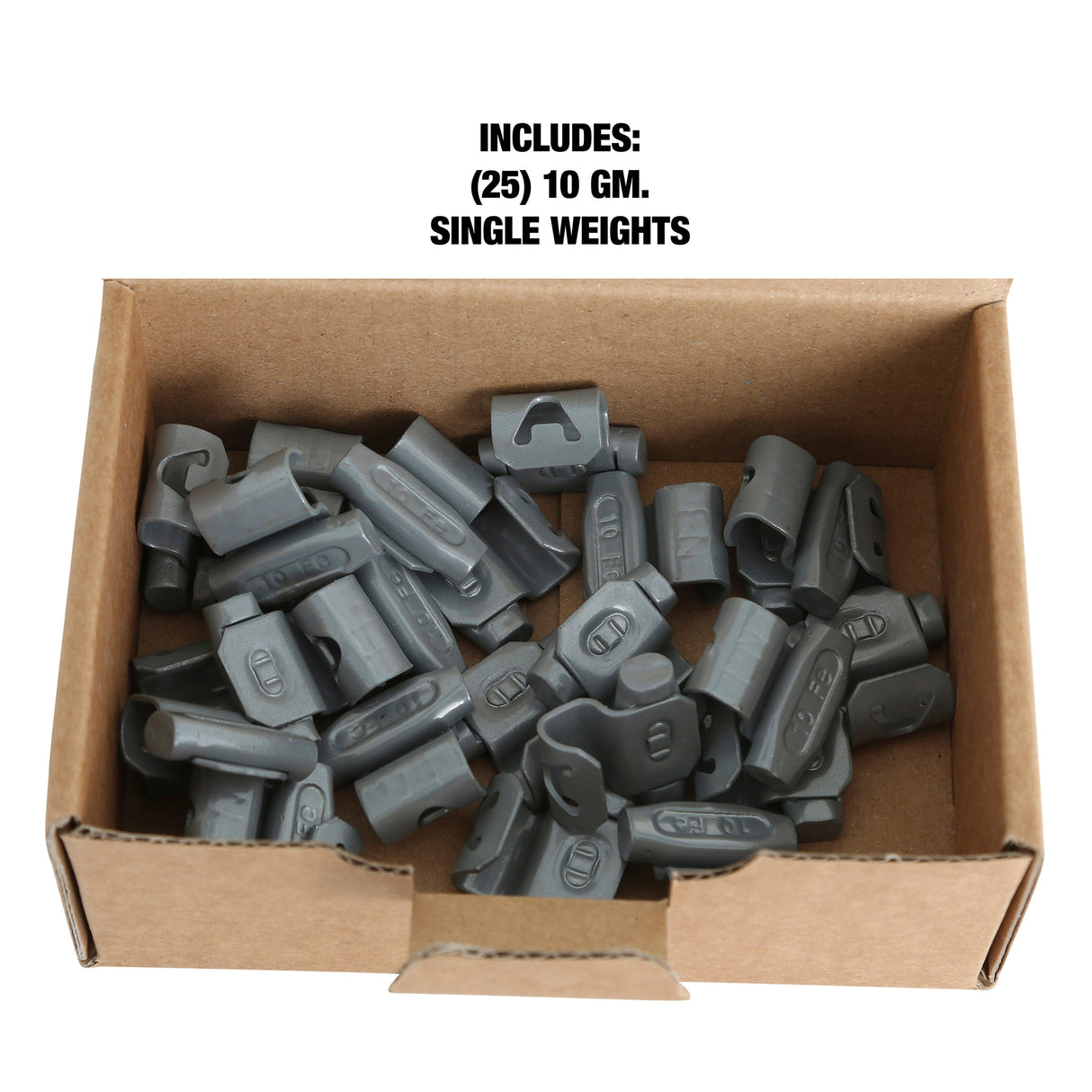 OEMTOOLS 23239 10 gm. FN Style Steel Wheel Weight - 1 Box of 25 Additional Image 4