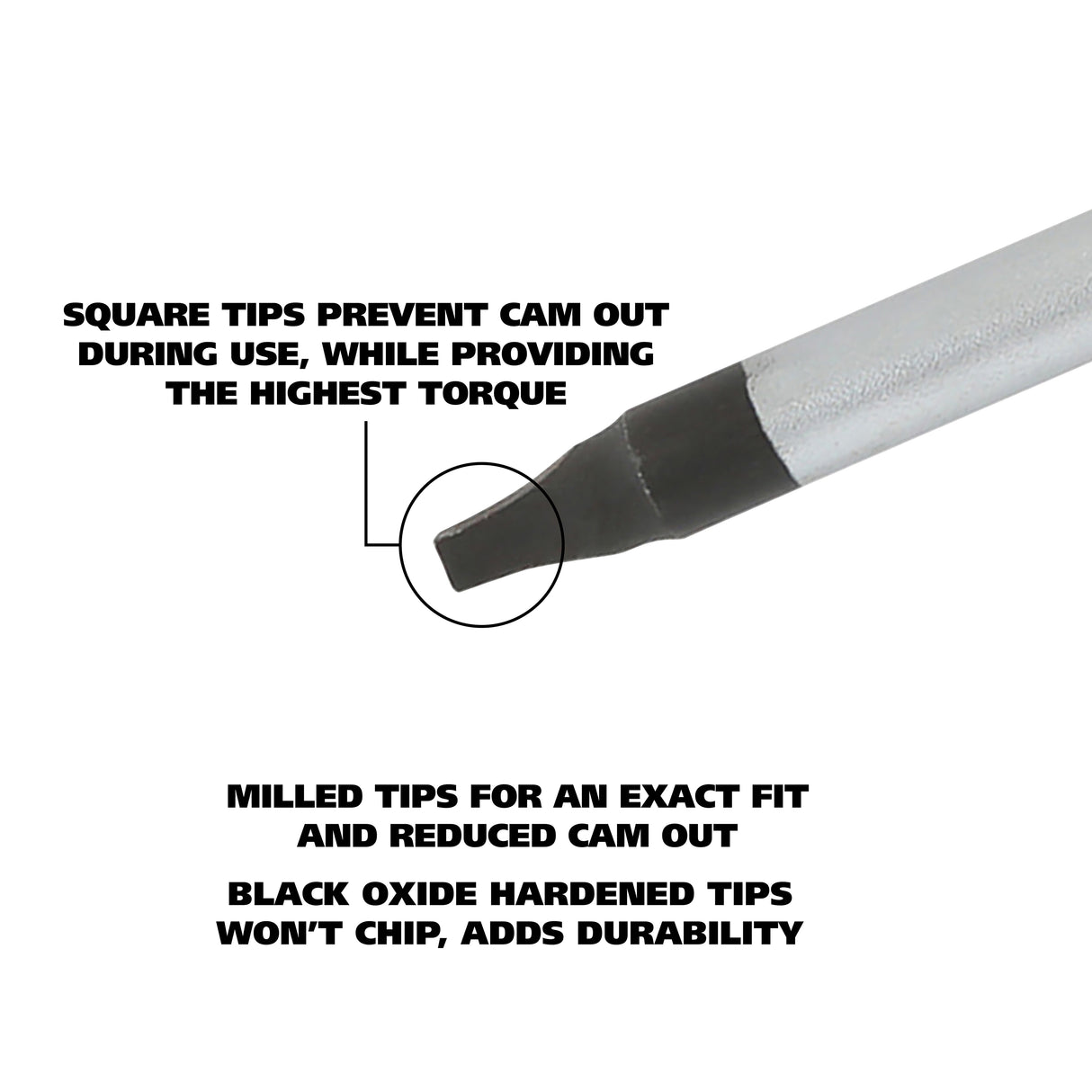 GreatNeck 73332 #3 x 4 Inch Round Shank Screwdriver Additional Image 2
