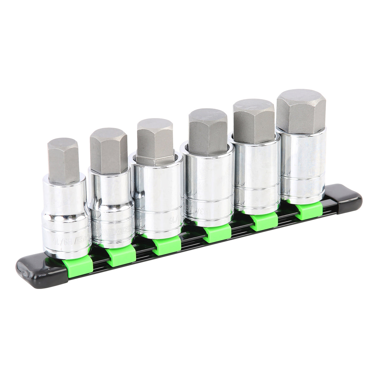 OEMTOOLS 22999 1/2 Inch Drive SAE Hex Bit Socket Set (6 Piece) Main Image