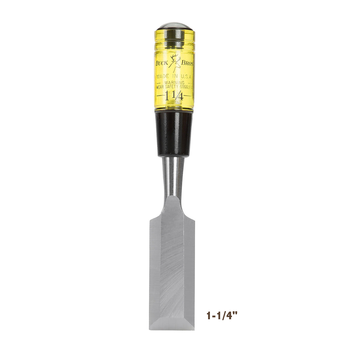 Buck Brothers 120107BC Professional 1-1/4 x 5 Inch Wood Chisel Additional Image 1
