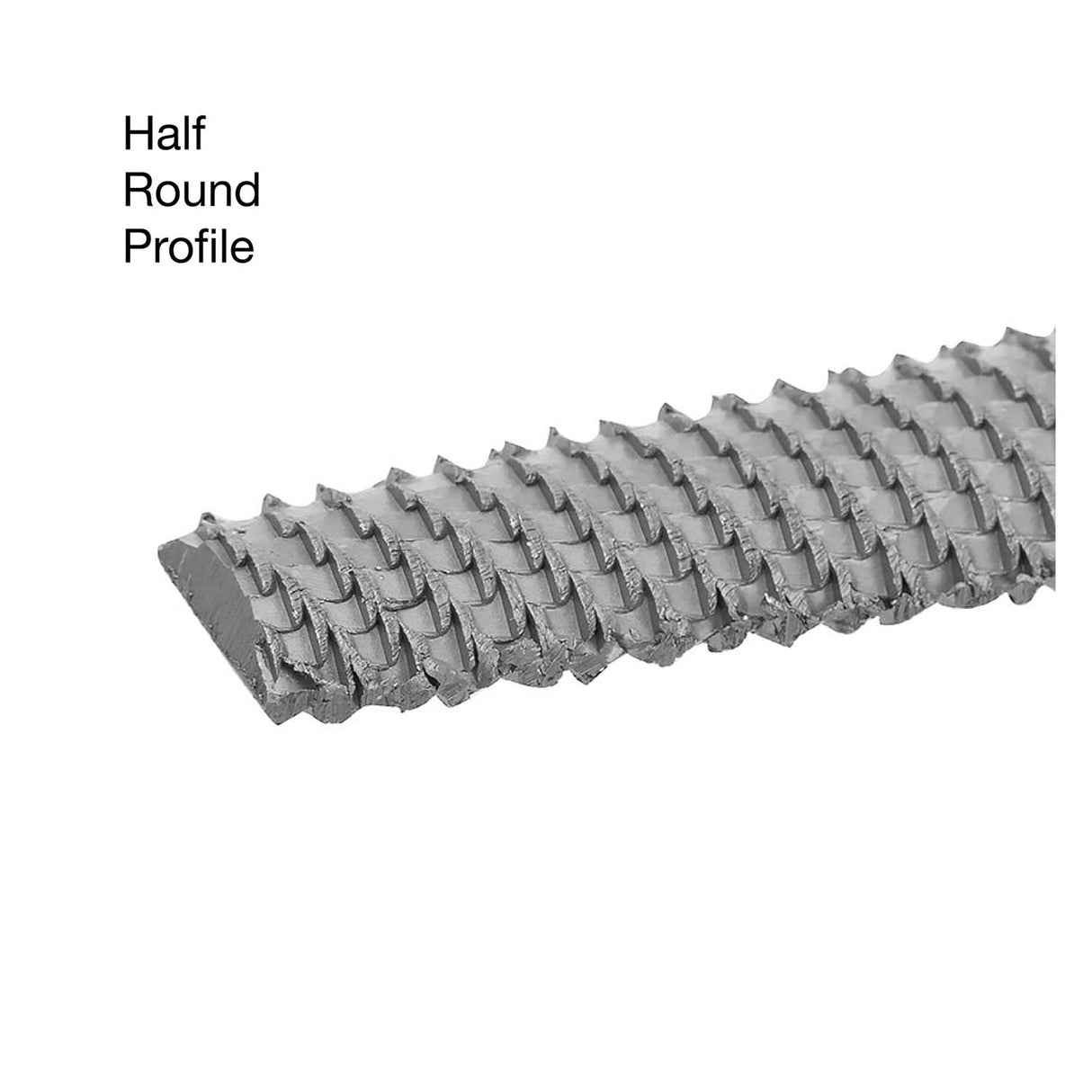 GreatNeck HFR8C Half Round Wood Rasp (8 Inch) Additional Image 1