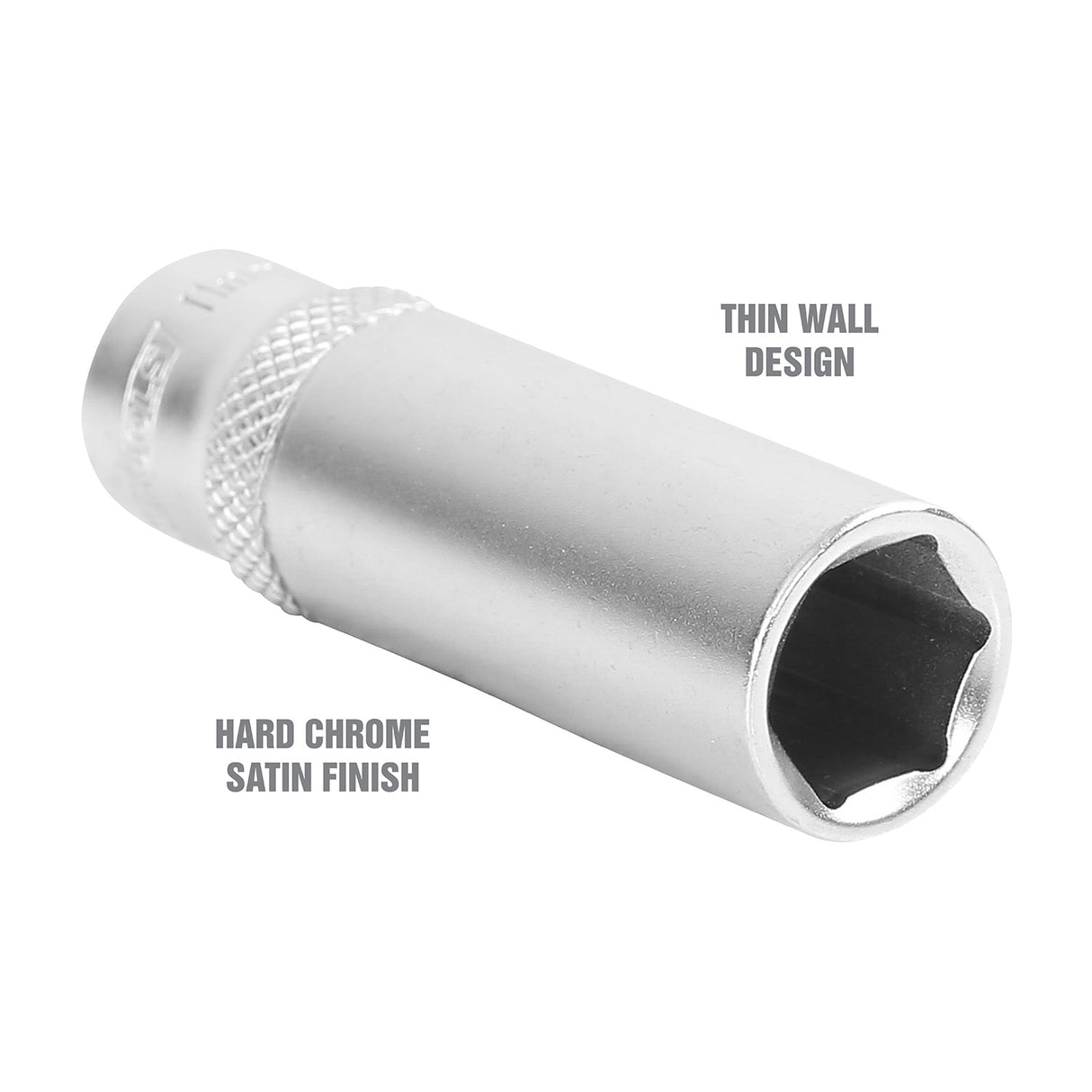 OEMTOOLS 22275 1/4 Inch Drive 6 Pt. Deep Socket (11 mm) Additional Image 2