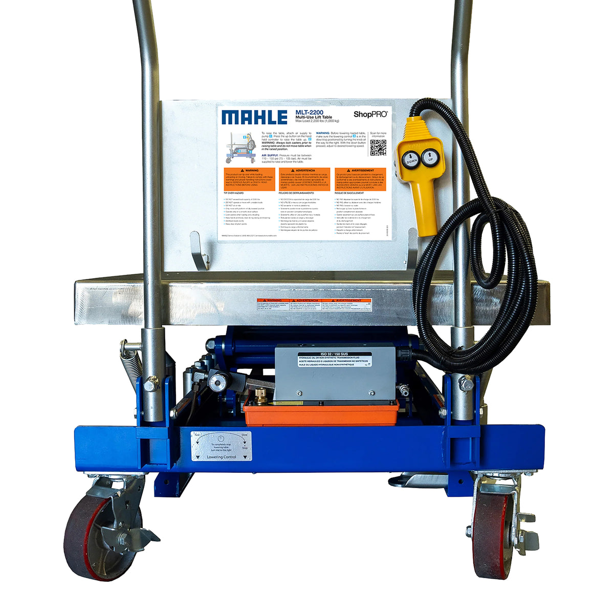 Mahle 485 80188 01 MLT-2200 Multi-Use Lift Table Additional Image 4