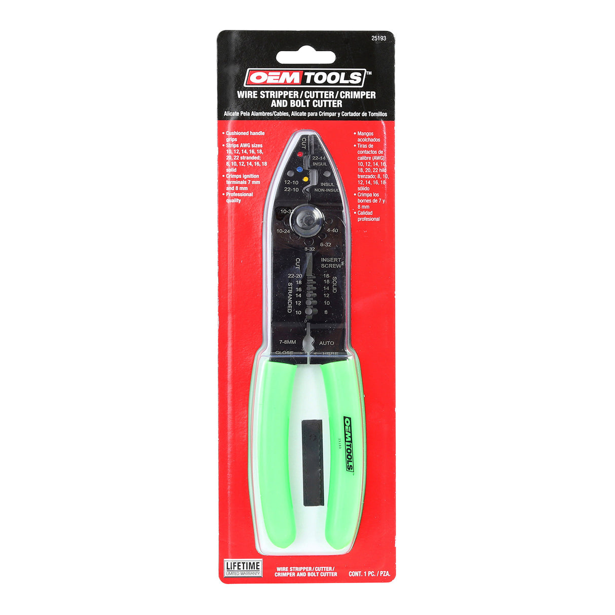 OEMTOOLS 25193 8-1/4 Inch Wire Stripper Additional Image 5