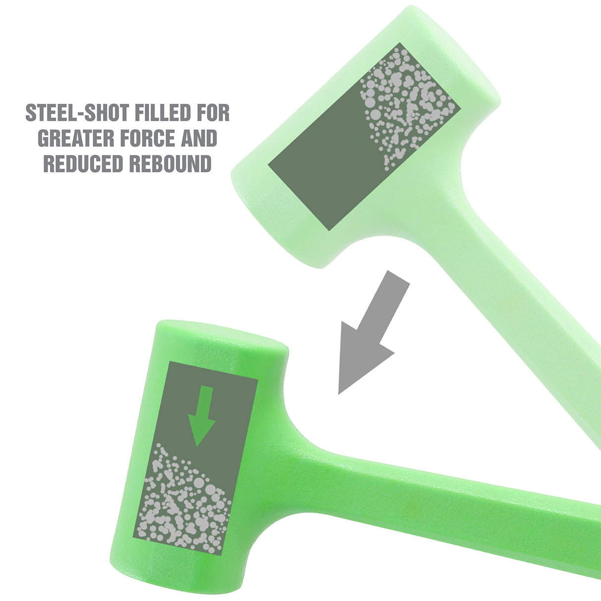 OEMTOOLS 25517 3 Piece Dead Blow Hammer Set Additional Image 3