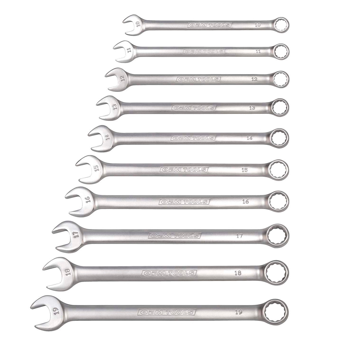 OEMTOOLS 22995 10 Piece Combination Wrench Set (Metric) Main Image