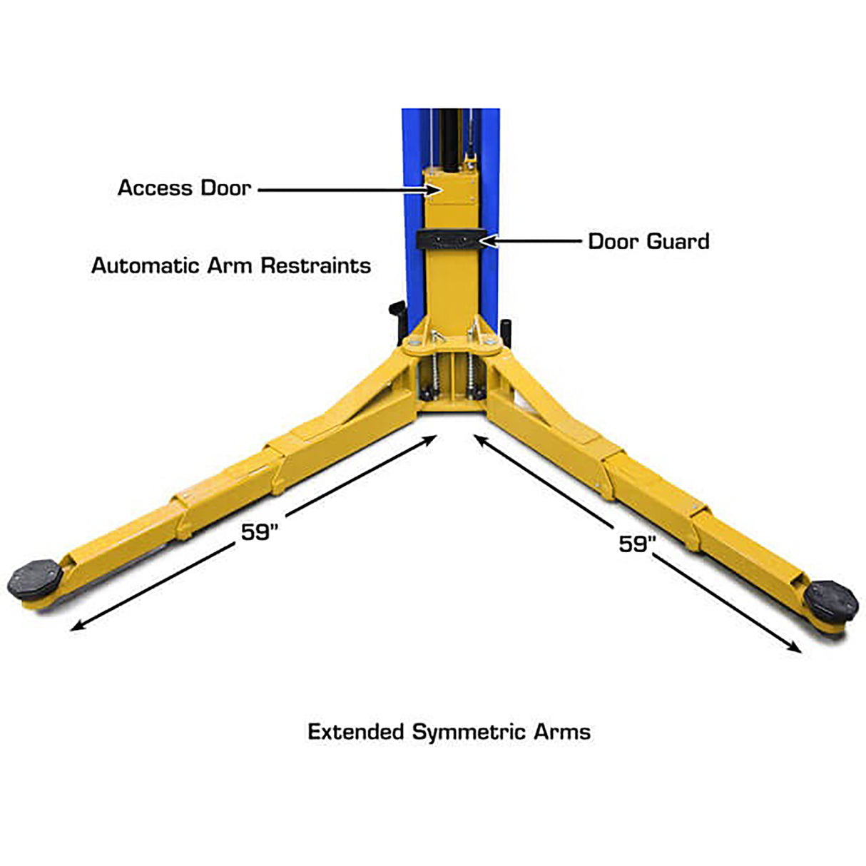 Atlas Equipment Platinum PVL12 12,000 Lb. 2-Post Lift Additional Image 5