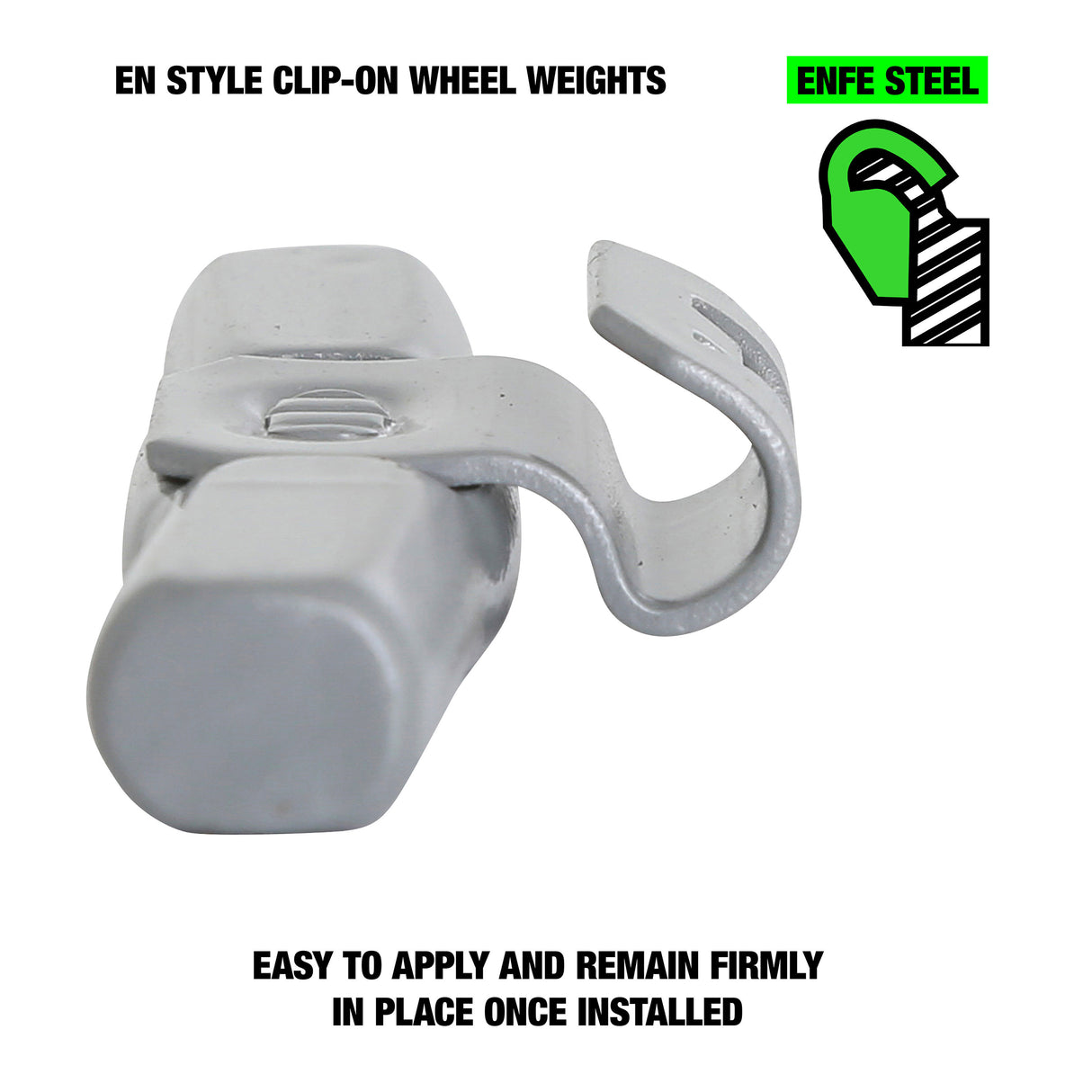 OEMTOOLS 23293 40 gm. EN Style Steel Wheel Weight - 1 Box of 25 Additional Image 2