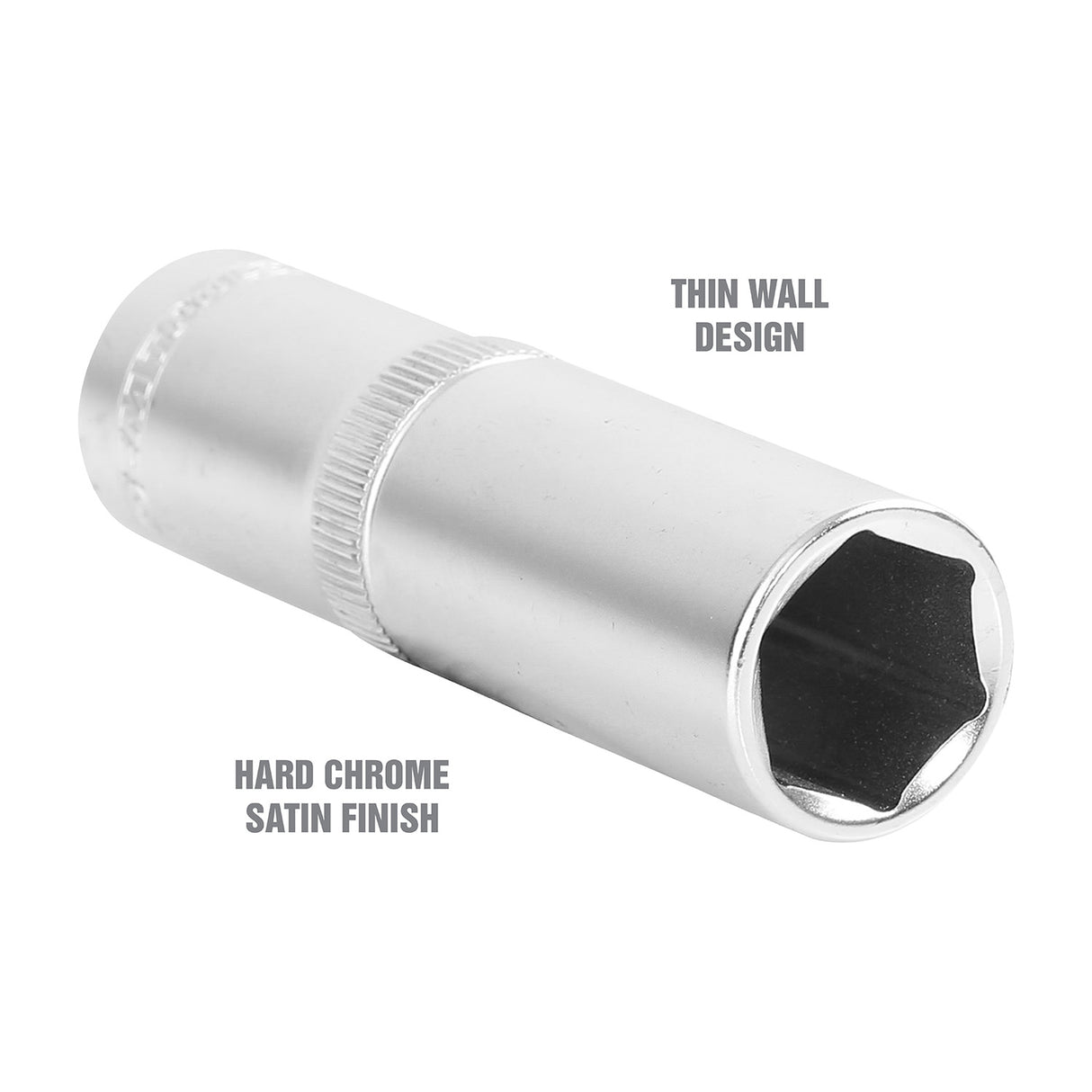 OEMTOOLS 22422 1/2 Inch Drive 6 Pt. Deep Wall Socket (5/8 Inch) Additional Image 2