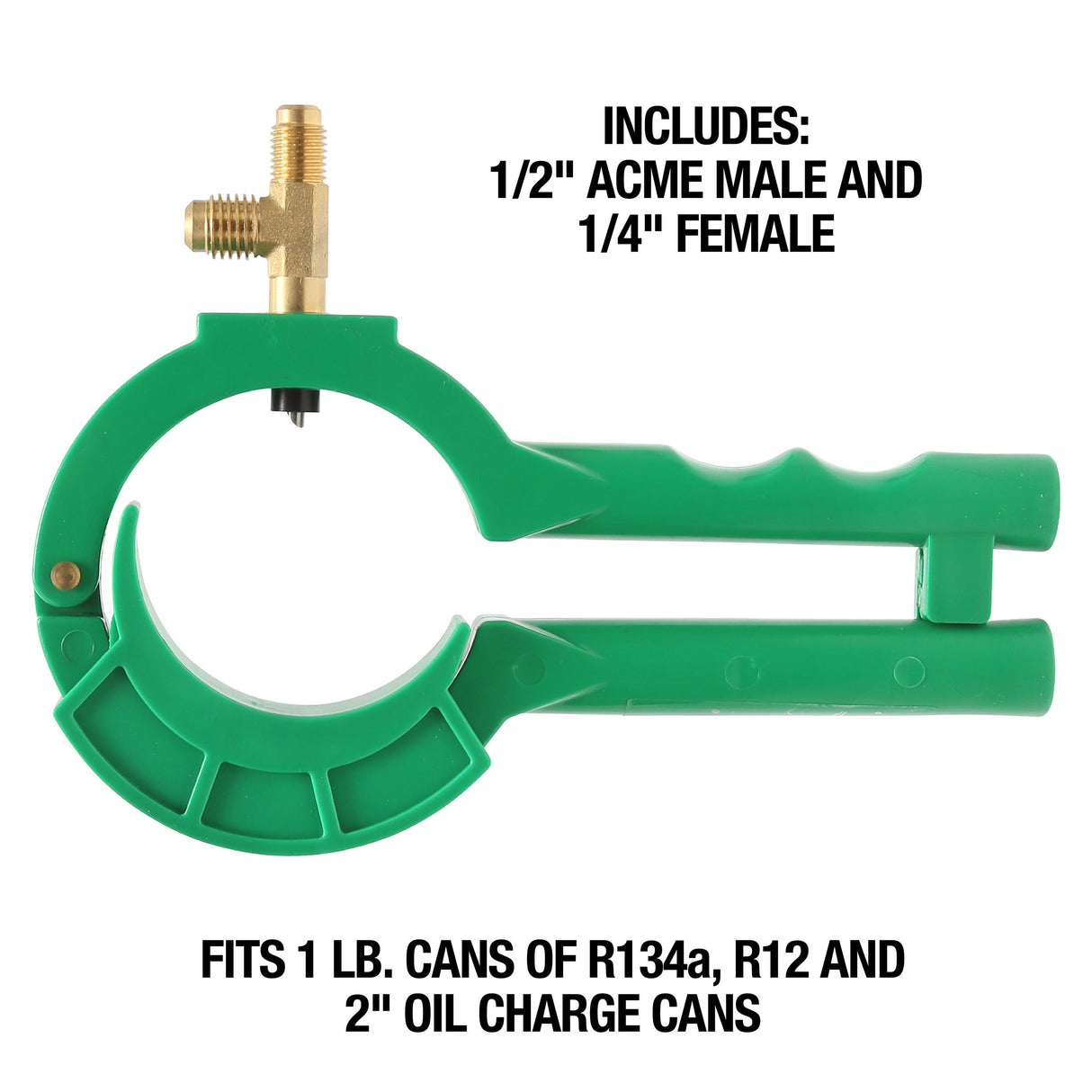 OEMTOOLS 24523 Refrigerant and Oil Charge Side Can Tap Additional Image 1